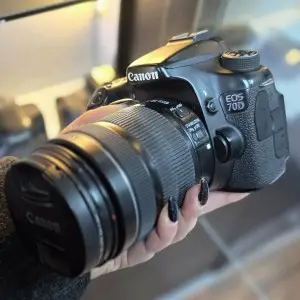 دوربین حرفه ای کانن  | Canon 70D+18-135 STM  دست دوم